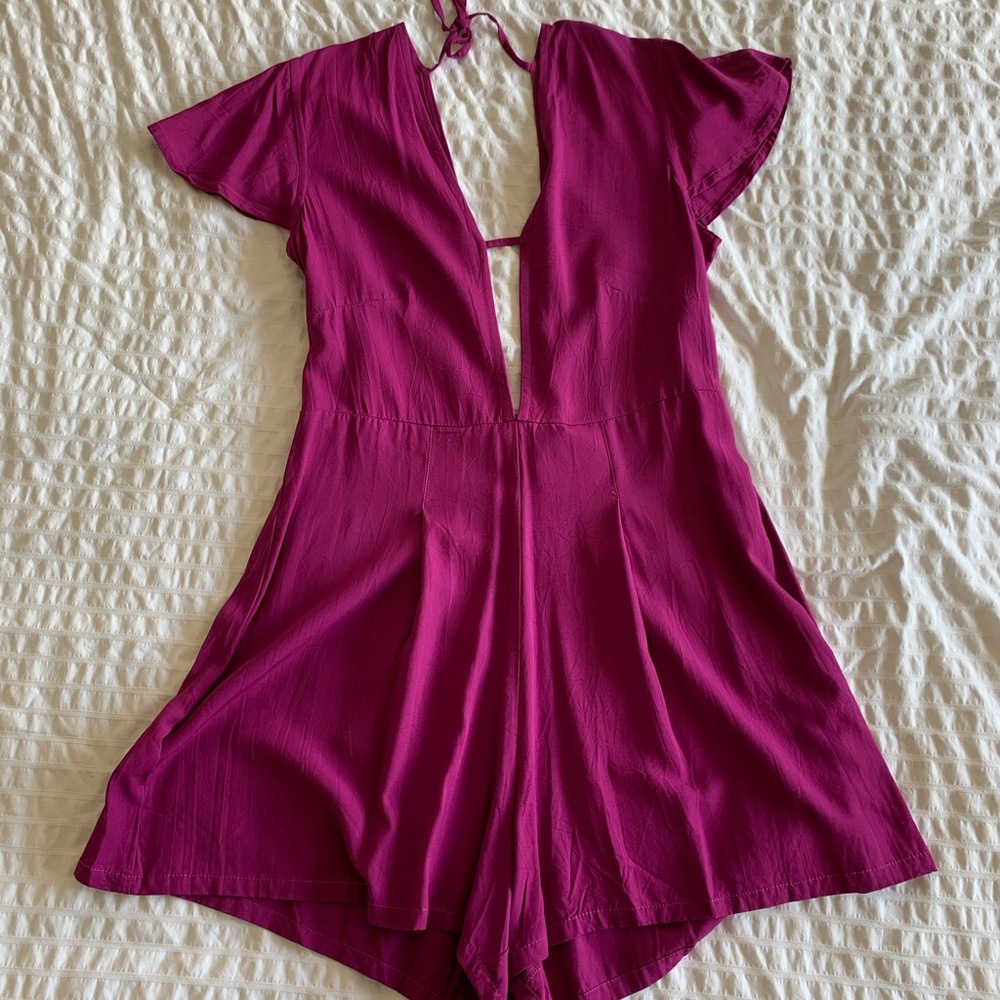 Purple Valija Romper